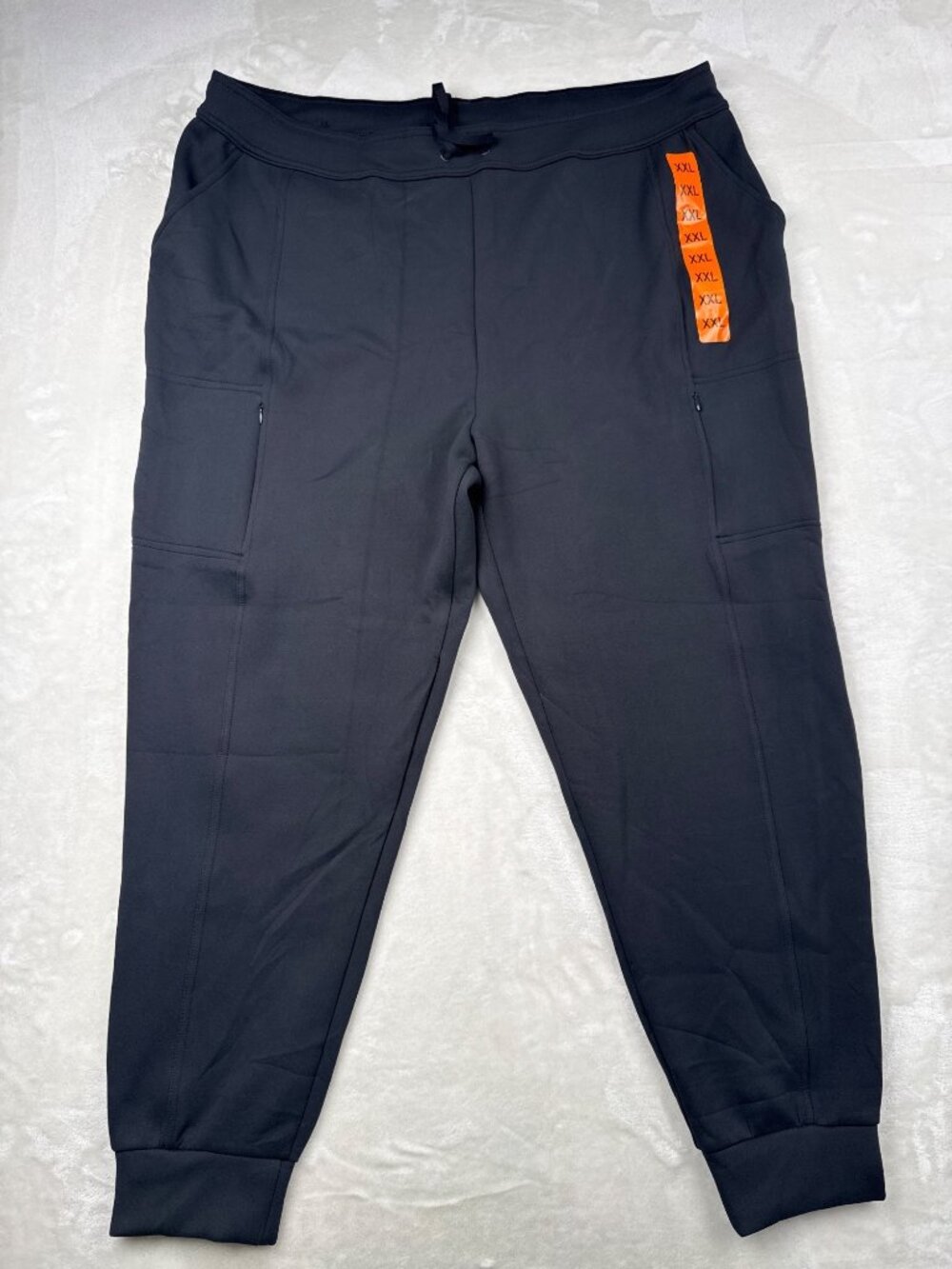 32 Degrees Womens Black Joggers XXL Polyester/Spandex Blend Activewear Pockets